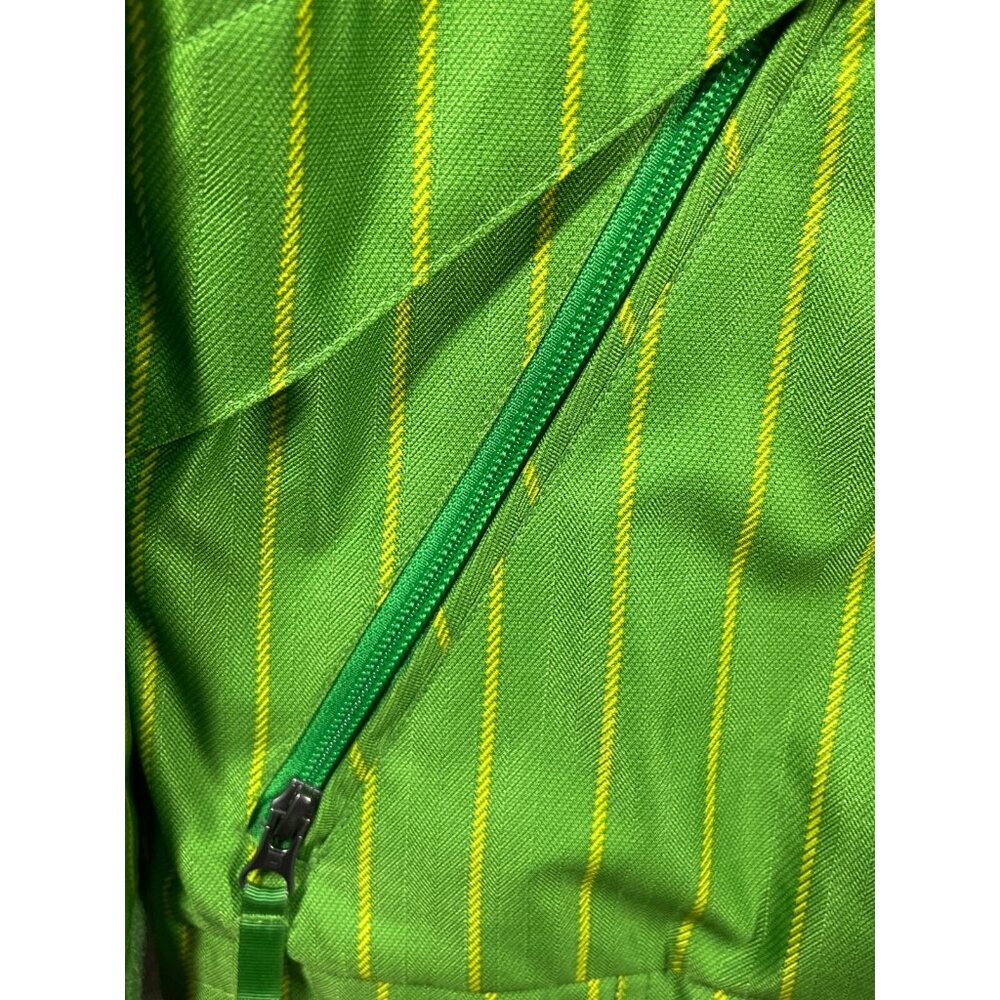 BURTON Jacket Mens Size Small Green DryRide Striped Hooded Insulated Waterproof - Picture 8 of 16